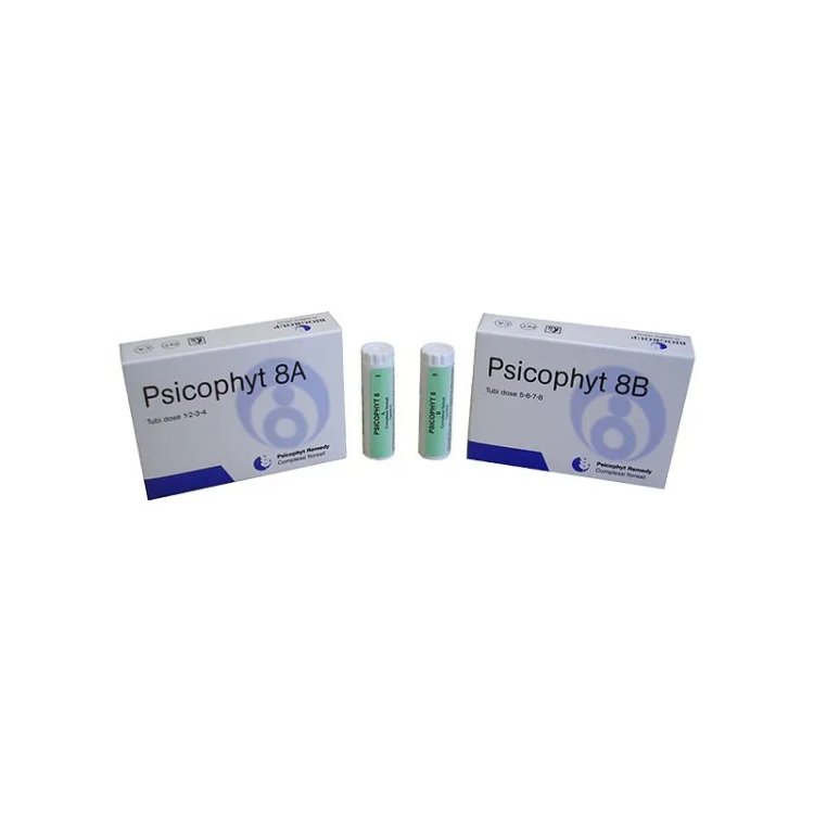 Biogroup Psicophyt Remedy 8A Rimedio Riequilibrante per lo Stress - 4 Tubi