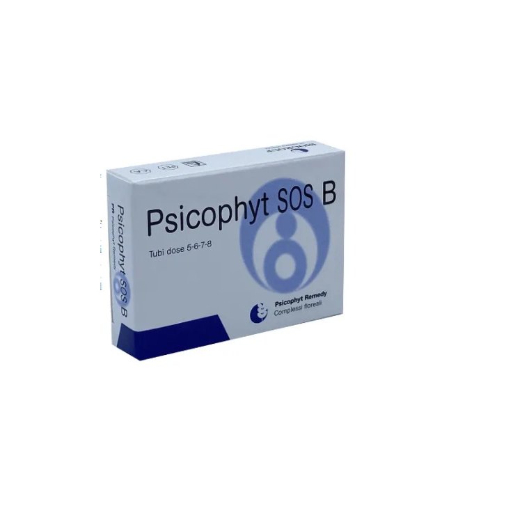 Biogroup Psicophyt Remedy 24 SOS B Rimedio Tonico Antistress, 4 Tubi
