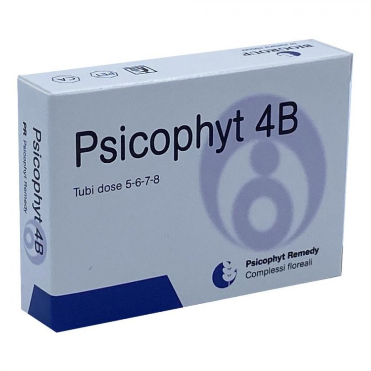 Biogroup Psicophyt Remedy 4B Rimedio Riequilibrante per Stress, 4 Tubi