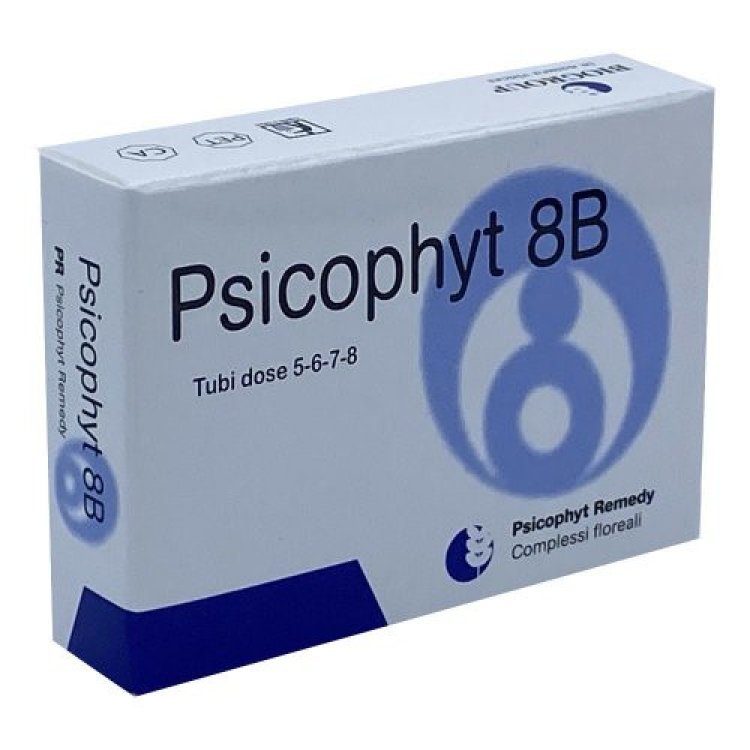 Biogroup Psicophyt Remedy 8B Globuli per Stress Psicofisico 4 Tubi