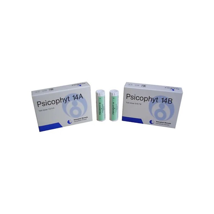 Biogroup Psicophyt Remedy 14B Rimedio Tonico Stress, 4 Tubi