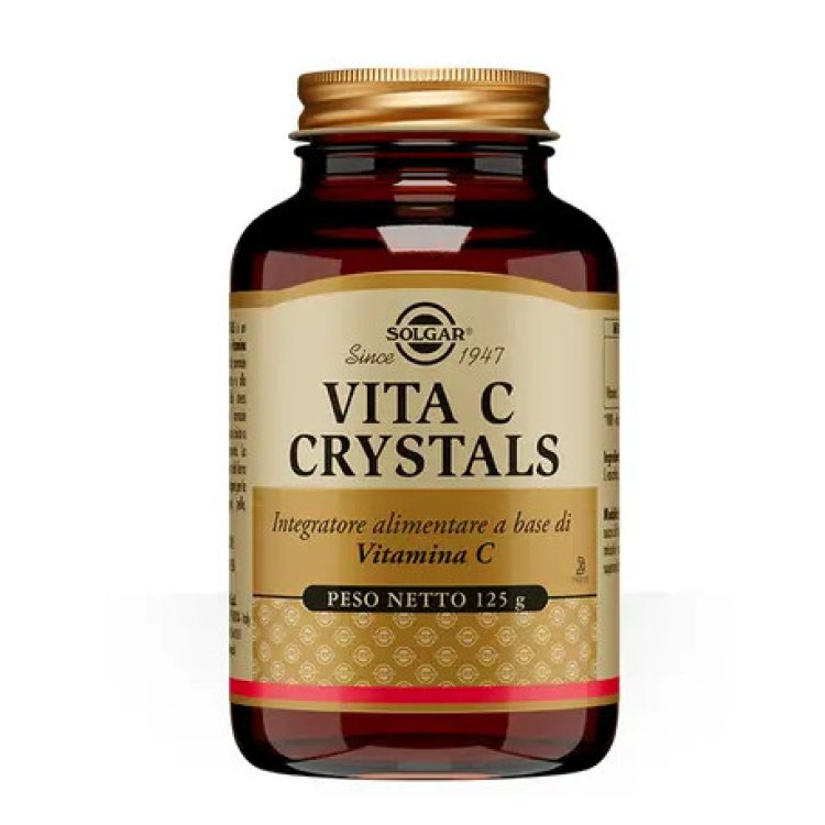 Solgar Vita C Crystals Integratore Vitamina C Pura per Sistema Immunitario 125 g