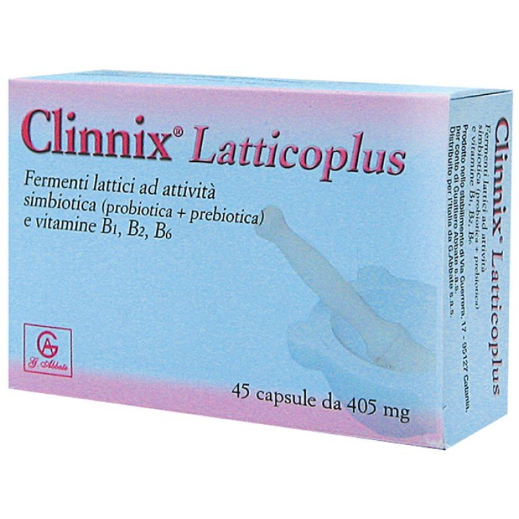 Clinner Latticoplus Integratore Fermenti Lattici per Flora Batterica 45 Capsule