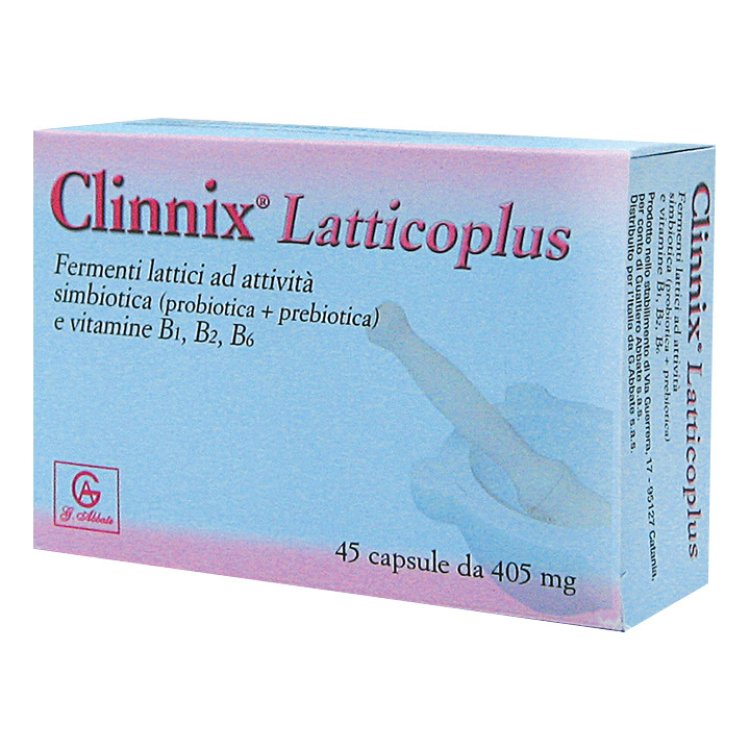Clinnix Latticoplus Integratore Fermenti Lattici per Flora Intestinale 45 Capsule