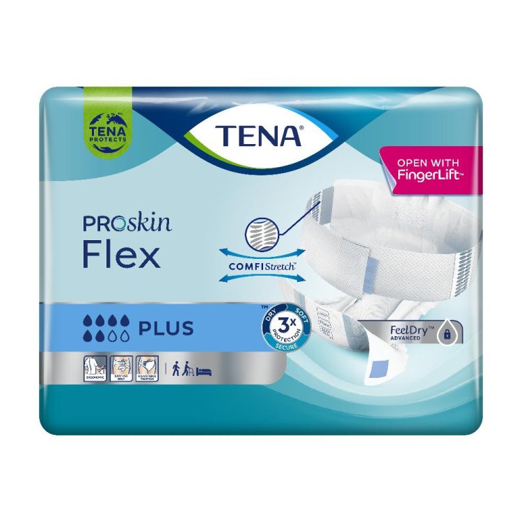 Tena Flex Plus Pannolino Mutandina a Cintura Extra Large 30 Pezzi