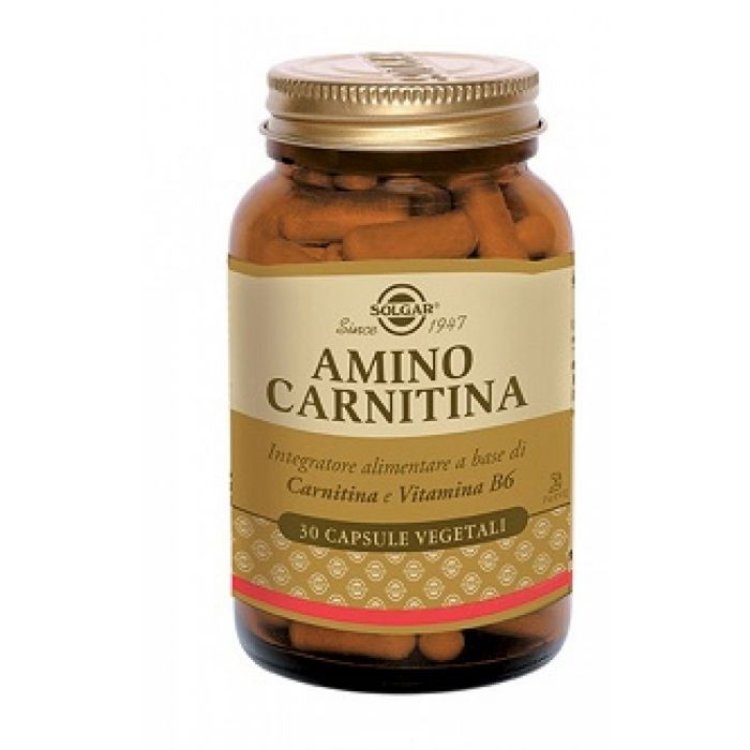 Solgar Amino Carnitina Integratore Alimentare per Stanchezza 30 Capsule Solgar Amino Carnitina Integratore Alimentare per Stanchezza 30 Capsule