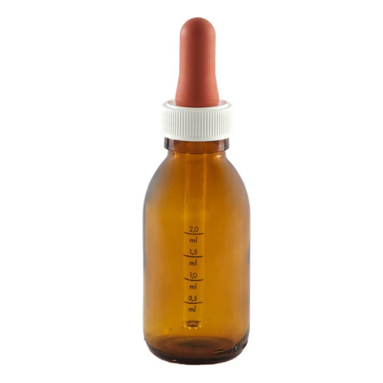 Farmalabor Flacone Vetro 125ml con Contagocce SI10