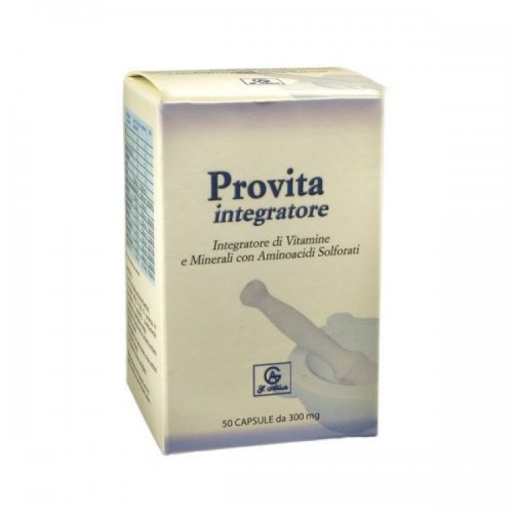 Provita Integratore Vitamine e Minerali con Aminoacidi Solforati - 50 Capsule Provita Integratore Vitamine e Minerali con Aminoacidi Solforati - 50 Capsule