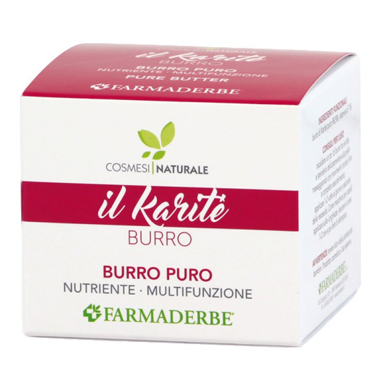 Farmaderbe Burro di Karit&egrave; Puro Idratante e Lenitivo 100ml