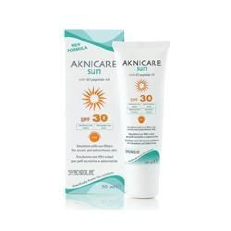 Synchroline Aknicare Sun Crema Solare SPF 30 per Pelle Acneica 50 ml