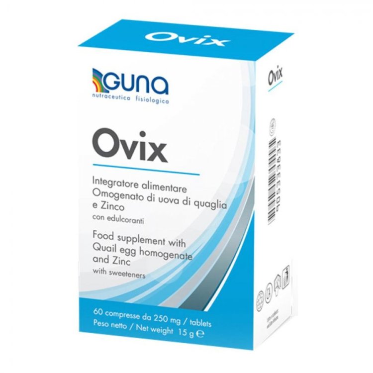 Guna Ovix Integratore Alimentare per Sistema Immunitario 60 Compresse Guna Ovix Integratore Alimentare per Sistema Immunitario 60 Compresse