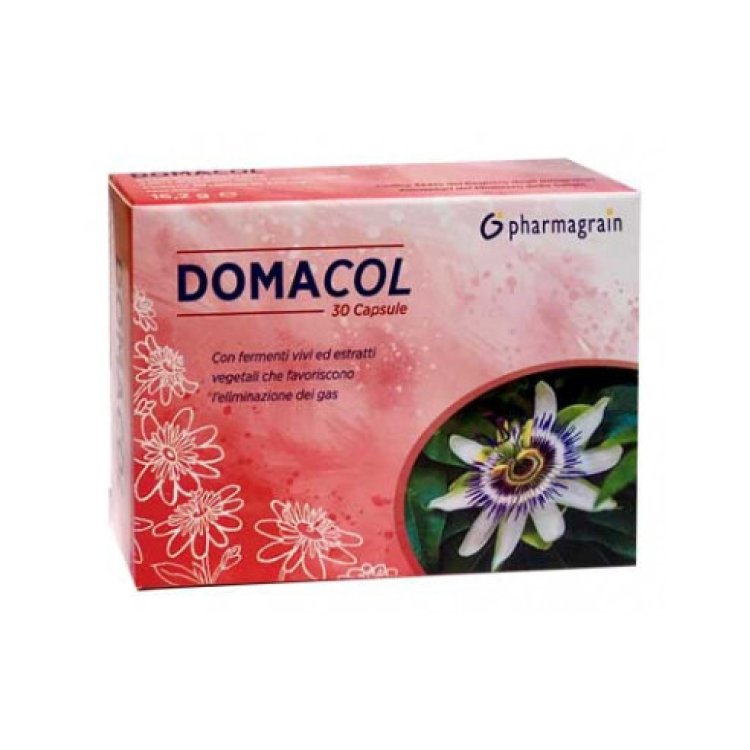 Pharmagrain Domacol Integratore Alimentare per Benessere Intestinale 30 Capsule