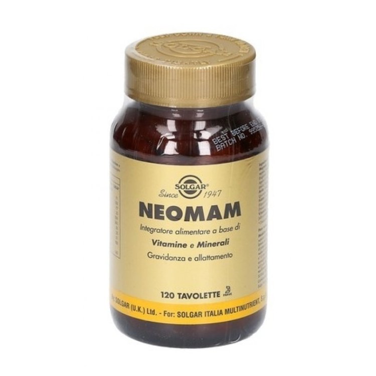 Solgar Neomam Integratore Alimentare per Gravidanza e Allattamento 120 Tavolette