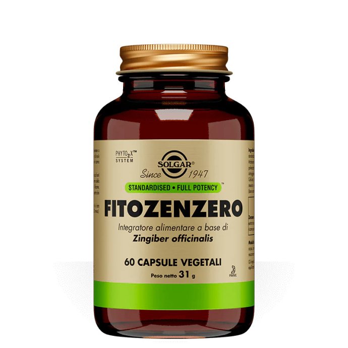 Solgar Fitozenzero Integratore Alimentare per Digestione - 60 Capsule