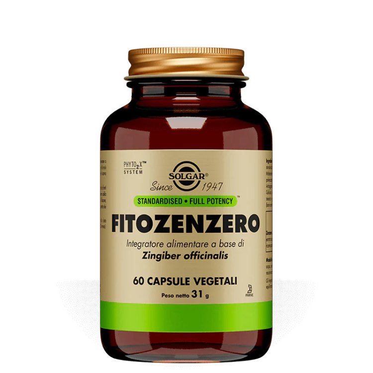Solgar Fitozenzero Integratore Alimentare per Digestione - 60 Capsule