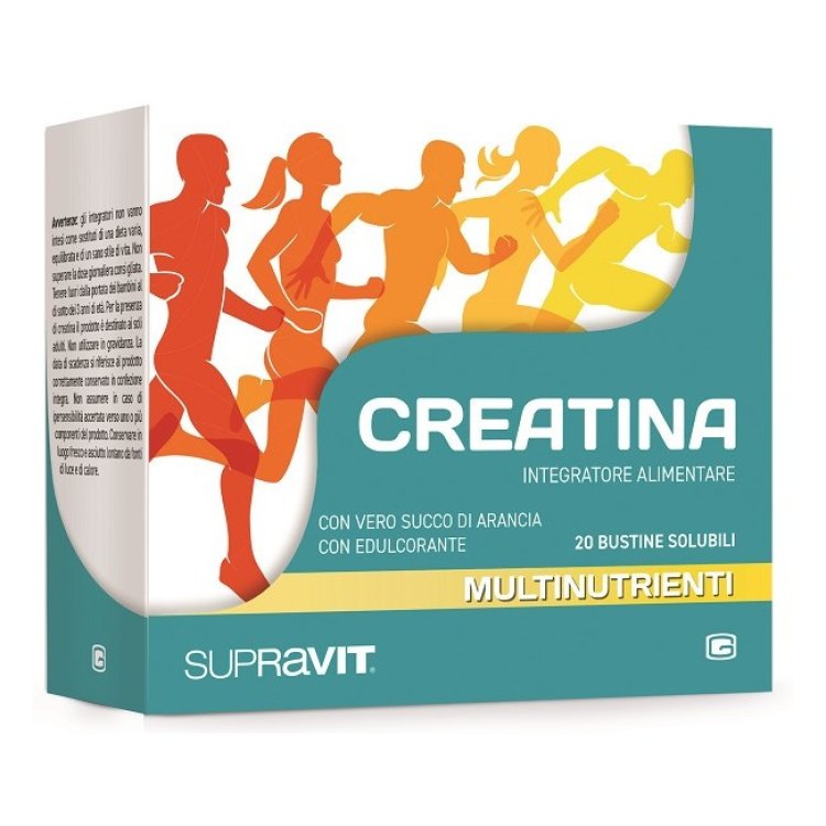 Supravit Creatina Integratore Alimentare per Energia in Granulato - 20 Bustine Supravit Creatina Integratore Alimentare per Energia in Granulato - 20 Bustine