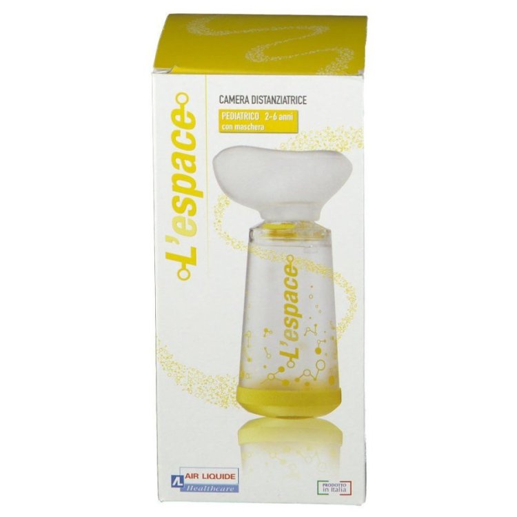 L'Espace Camera Distanziatrice Pediatrica con Maschera Gialla