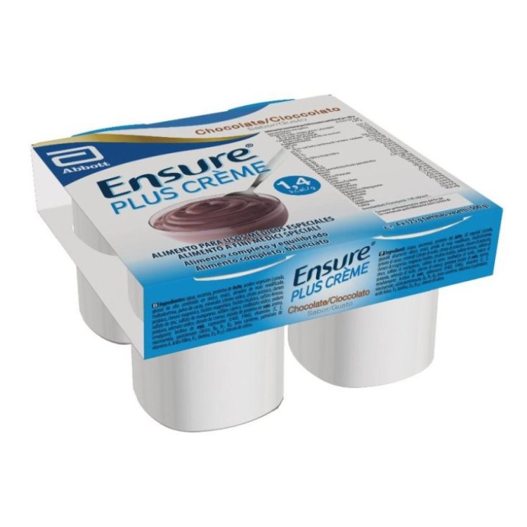 Ensure Plus Cr&egrave;me Cioccolato Alimento Energetico per Deglutizione 4x125g