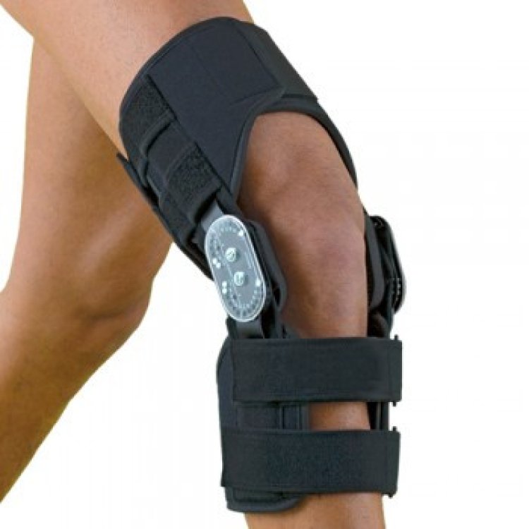 Dr. Gibaud Genugib 40 Tutore Ginocchio Articolato Regolabile Supporto Ortopedico
