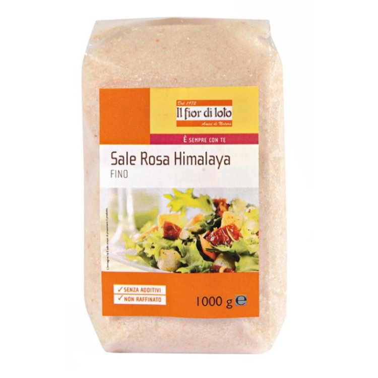 Il Fior Di Loto Sale Rosa Dell'Himalaya Fine Biologico 1000g