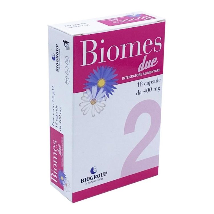 Biogroup Biomes Due Integratore per Ciclo Mestruale 18 Capsule
