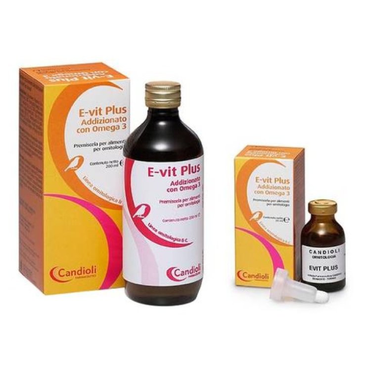 Candioli E-Vit Plus Integratore Fertilit&agrave; Ornitologia 20 ml