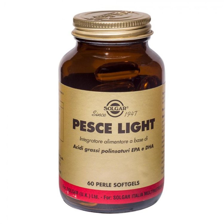 Solgar Pesce Light Integratore Omega 3 EPA e DHA 60 Perle Solgar Pesce Light Integratore Omega 3 EPA e DHA 60 Perle