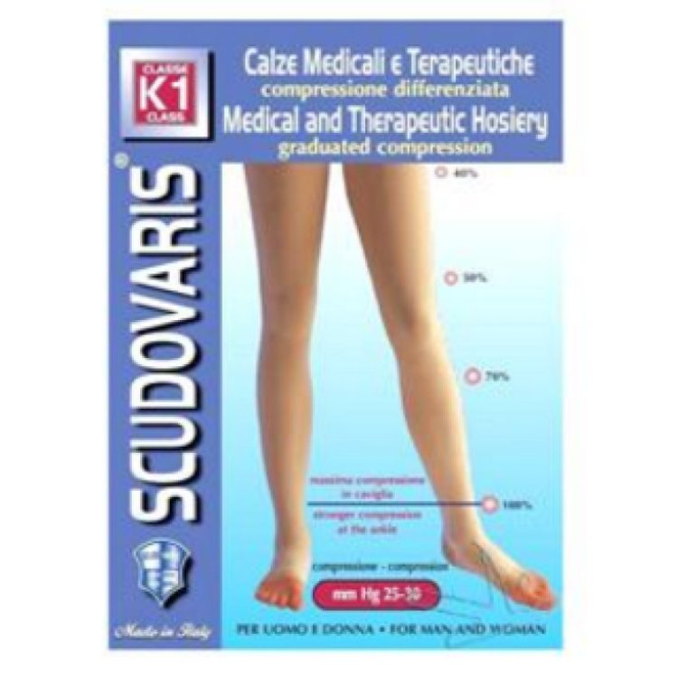 Scudovaris Gambaletto Medicale Extra K1 Taglia 5 Naturale