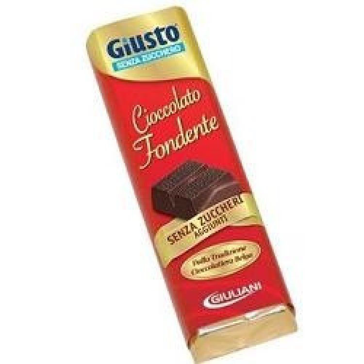 Giuliani Giusto Cioccolato Fondente Senza Zucchero Tavoletta 42 g