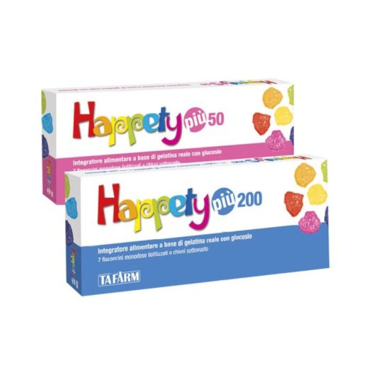 Tafarm Happety Piu 50 Integratore Ricostituente in 7 Flaconcini