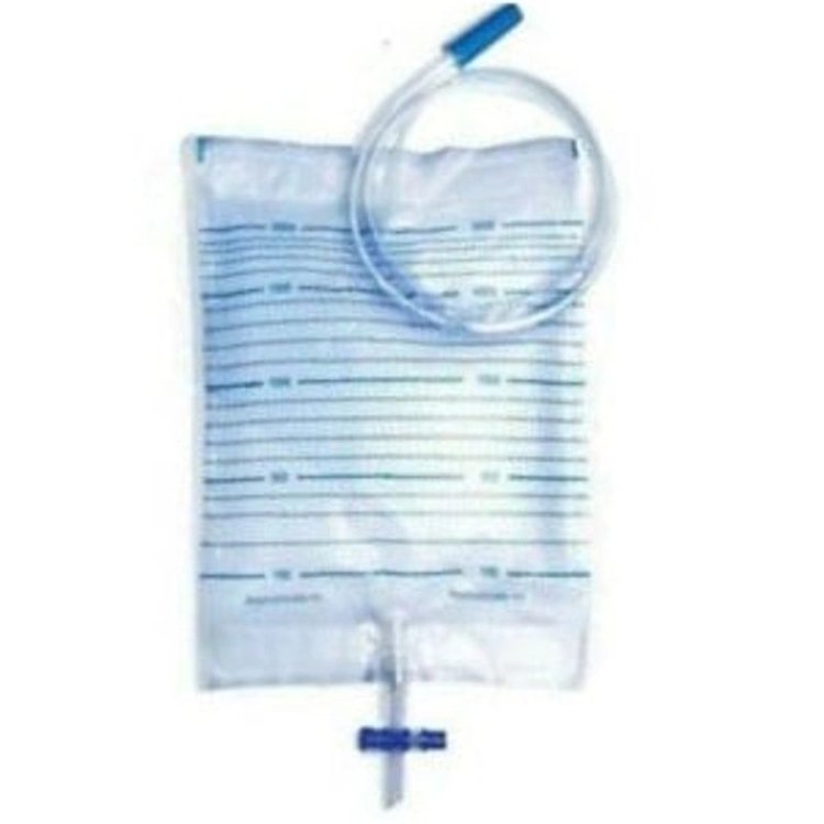 Meds Sacca Urina da Letto 2 Litri con Scarico Tubo 90 cm