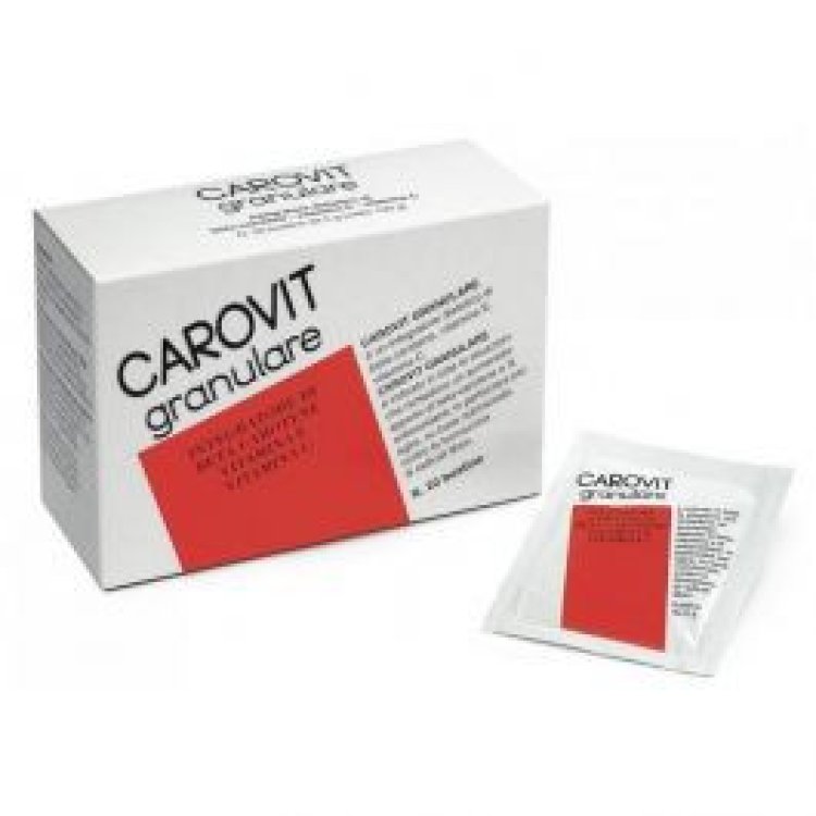 Carovit Granulare Integratore Alimentare per Stress Ossidativo 20 Bustine Carovit Granulare Integratore Alimentare per Stress Ossidativo 20 Bustine