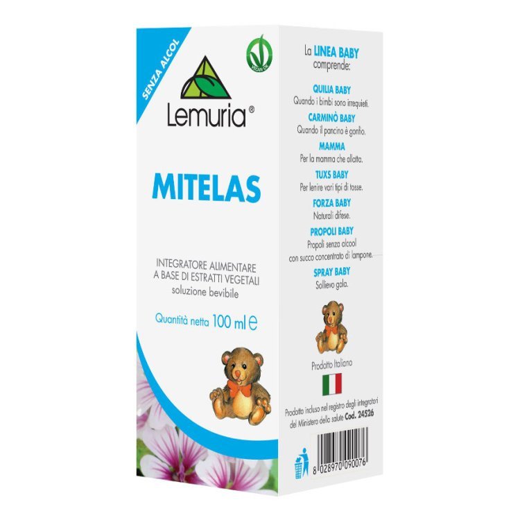 Lemuri@ Srl Mitelas Integratore Alimentare per Intestino Pigro 100 ml