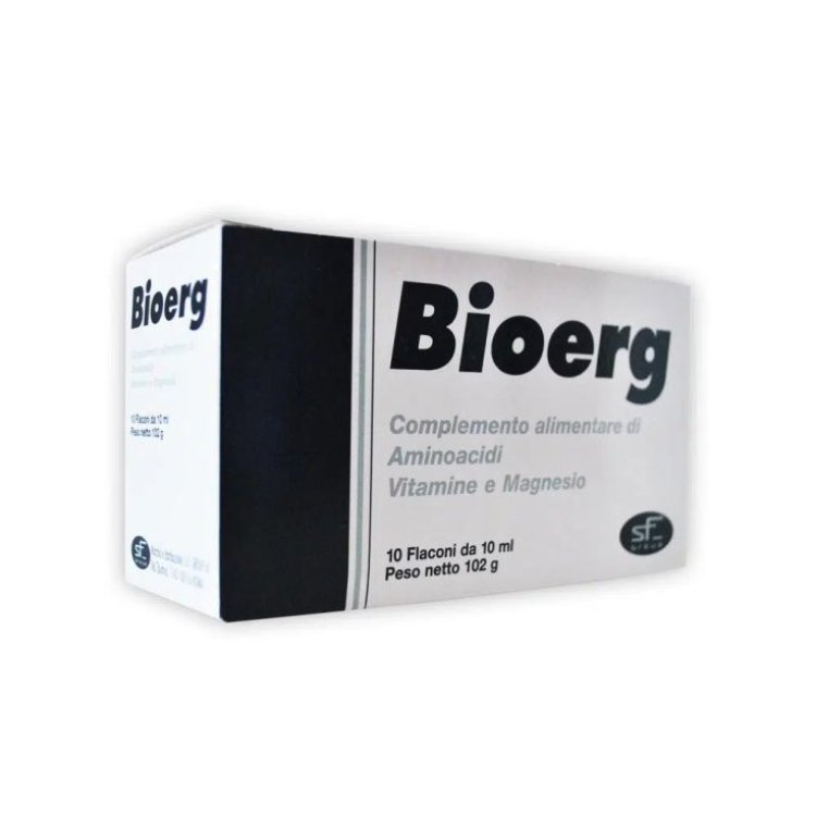 S.F. Group Bioerg Integratore Multivitaminico Per Energia e Metabolismo - 10 Flaconcini