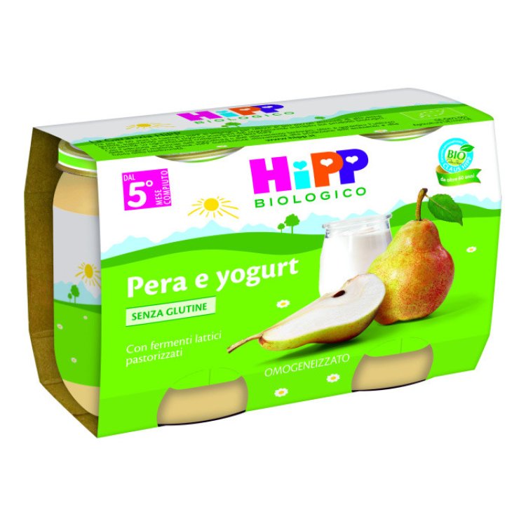 Hipp Biologico Omogeneizzato Pera e Yogurt 2x125g