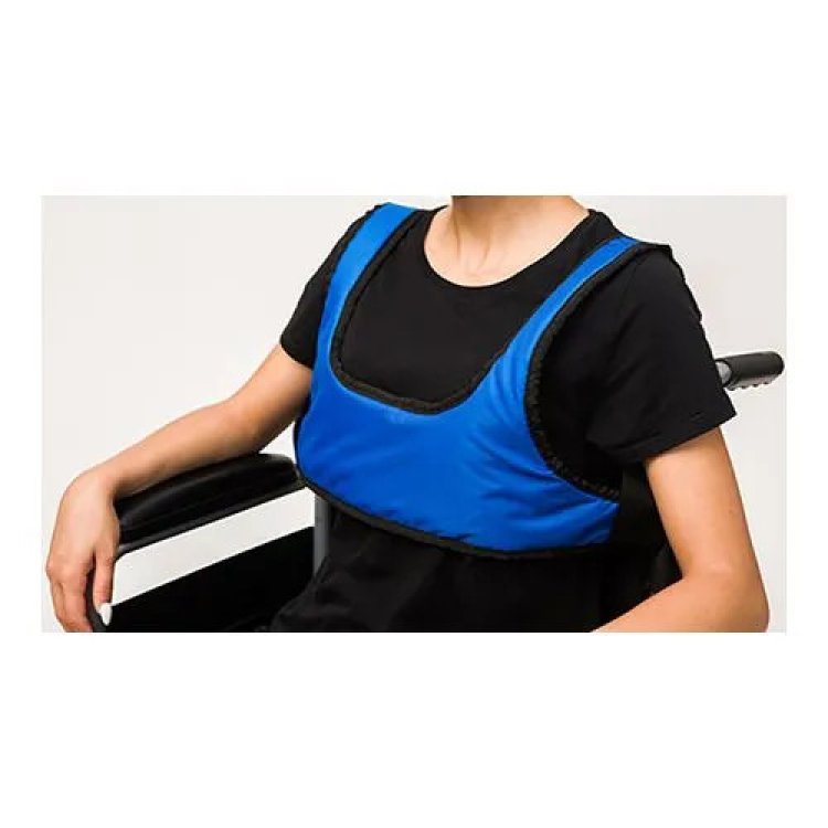 Farmacare Cintura Pettorale per Carrozzina con Bretellaggio Verticale di Sostegno