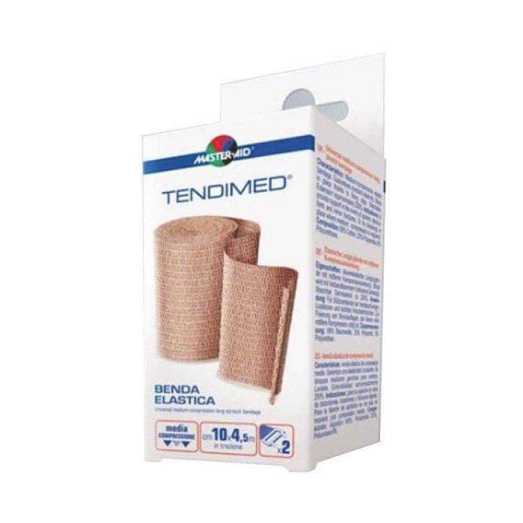 Master Aid Tendimed Benda Elastica Supporto per Traumi 10 cm x 4,5 m