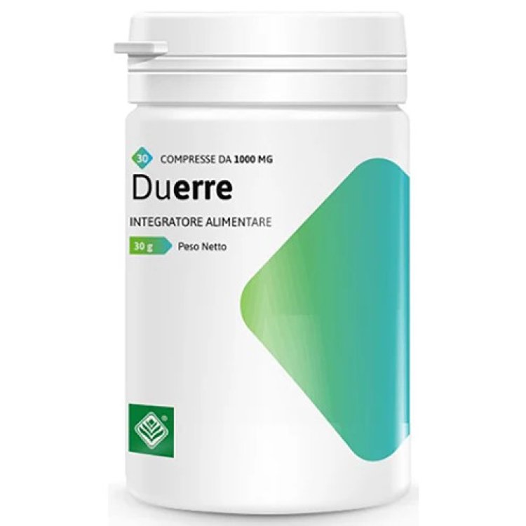 Gheos Duerre Integratore Alimentare per Riequilibrio Flora Intestinale, 30 Compresse