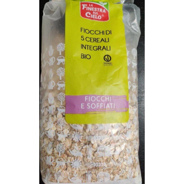 La Finestra Sul Cielo Fiocchi 5 Cereali Integrali Biologici 500 g