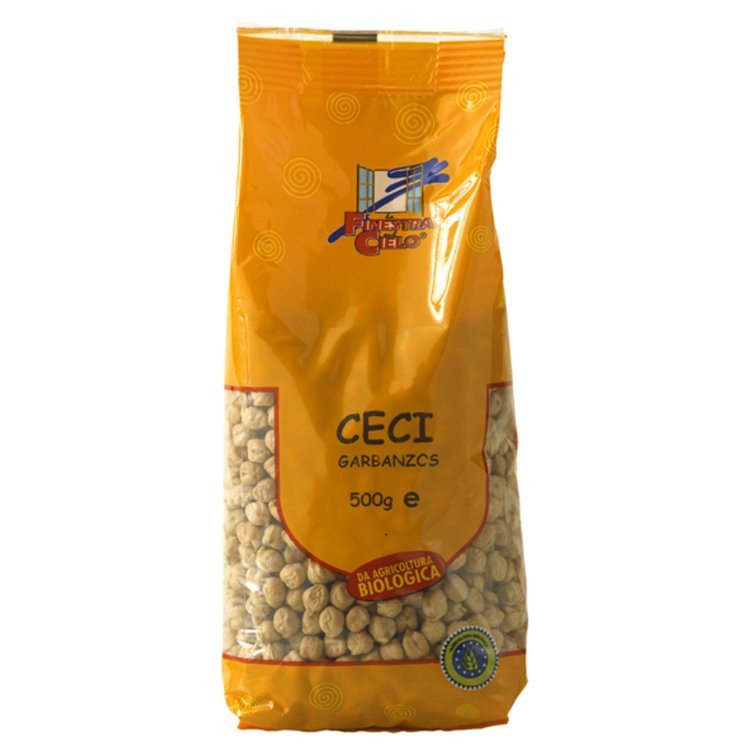 Biotobio Ceci Italiani Bio - Legumi Ricchi di Proteine - 500g