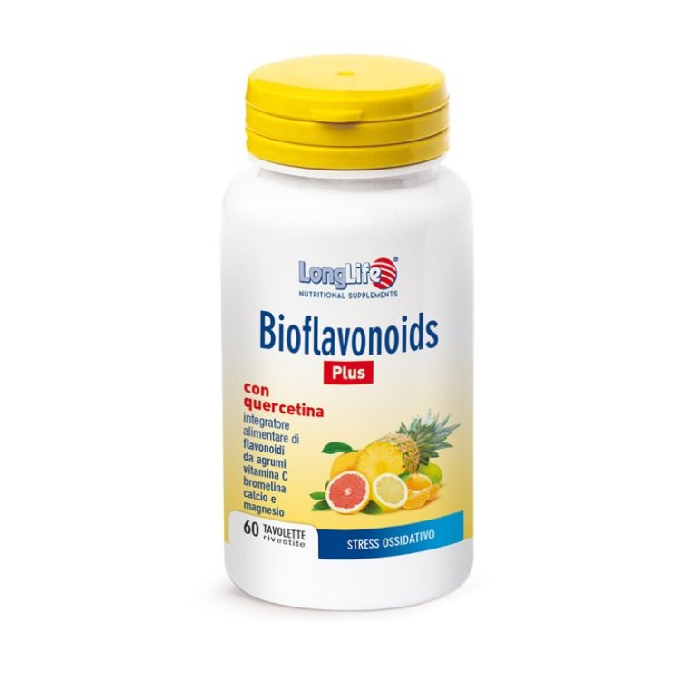 LongLife Bioflavonoids Plus Integratore Antiossidante per Microcircolo 60 Tavolette