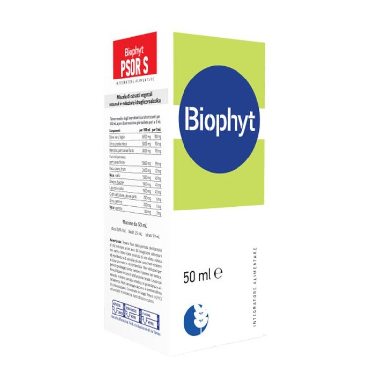 Biogroup Biophyt Psor S Integratore Alimentare Gocce Benessere Cute 50ml
