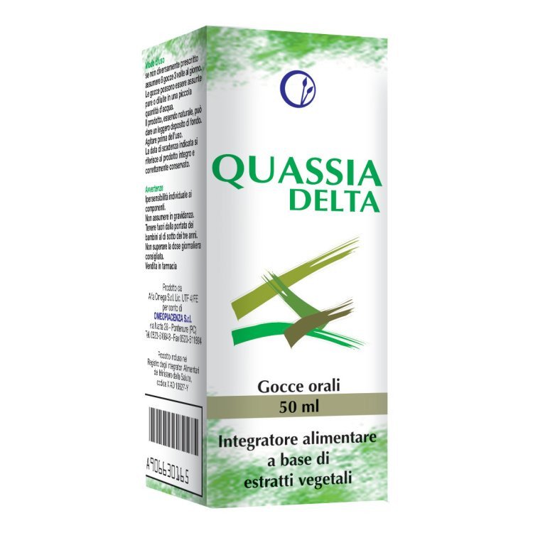 Omeopiacenza Quassia Delta Soluzione Idroalcolica per Disturbi Intestinali 50ml