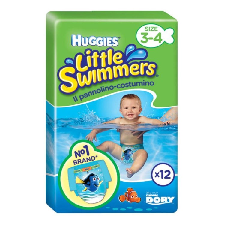 Huggies Little Swimmers Pannolini Costumino Nuoto Taglia 2-3 (3-7kg)