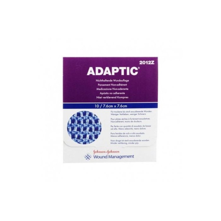 3M Adaptic Medicazione Non Aderente Sterile 7,6x7,6cm - 10 Pezzi