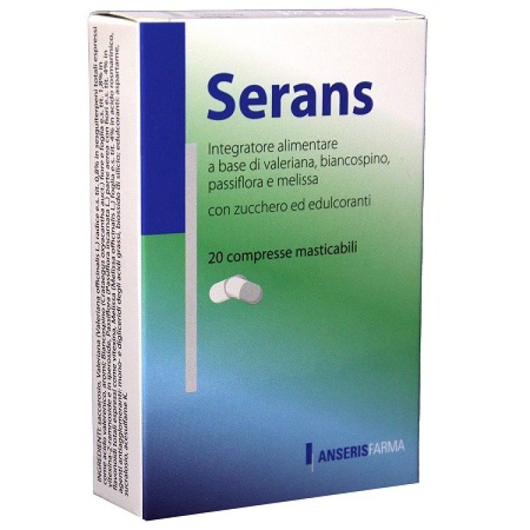 Anseris Farma Serans Distensivo Integratore Rilassante 20 Compresse