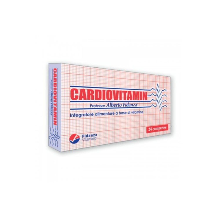 Fidanza Vitaminici Cardiovitamin Integratore per la Salute Cardiovascolare 24 Compresse