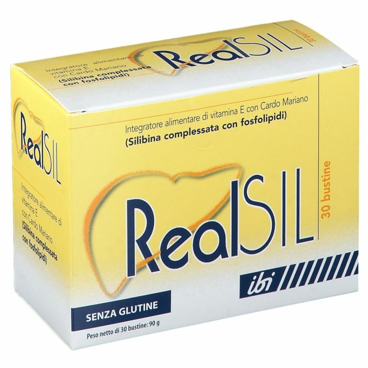 Realsil Integratore Vitamina E Antiossidante per Fegato - 30 Bustine