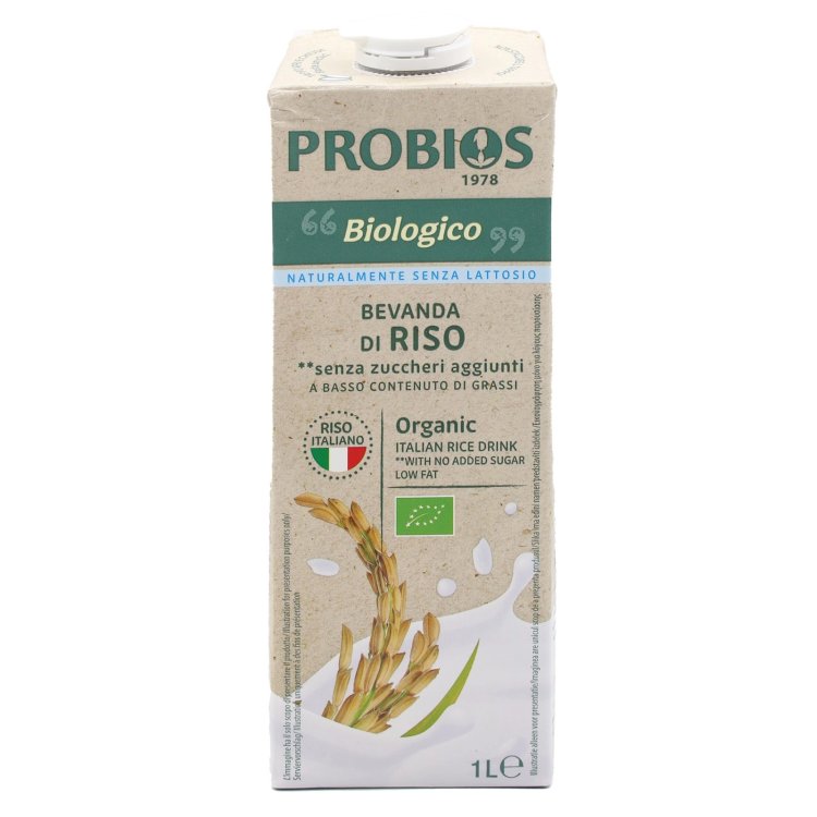 Probios Bevanda di Riso Bio Naturale Senza Glutine Senza Lattosio 1L