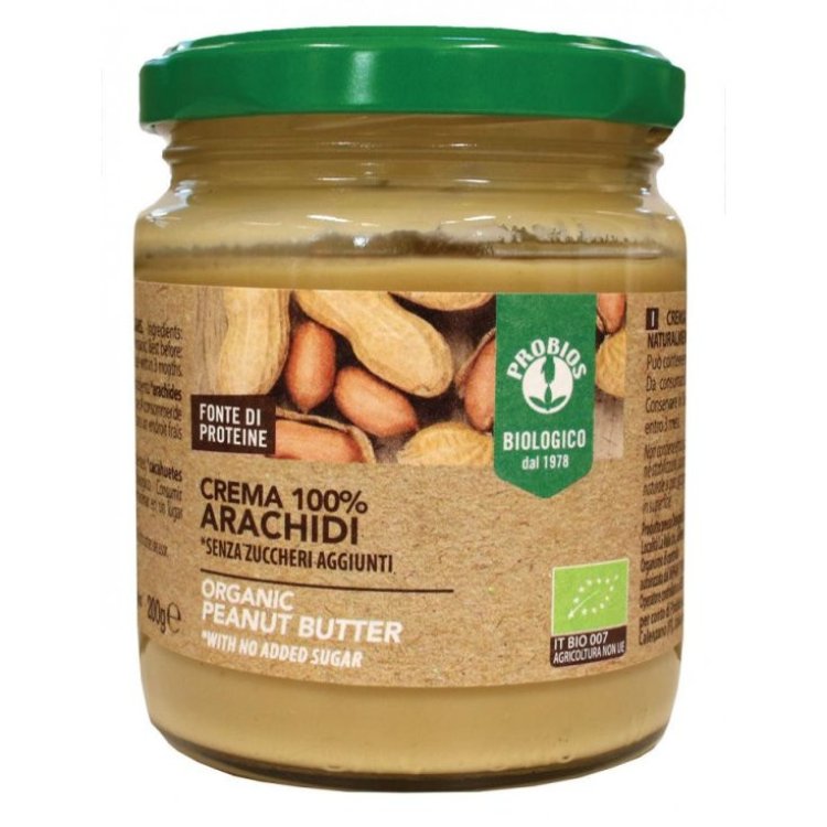 Probios Crema di Arachidi 100% Vegana Senza Glutine 200g
